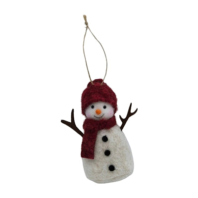 Woolen Snowman Orn