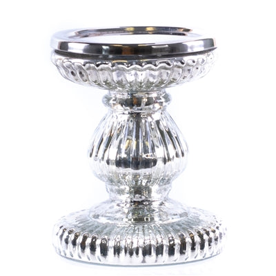 Candle Holder Silver Md