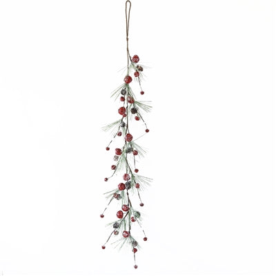 40” Red/White Garland