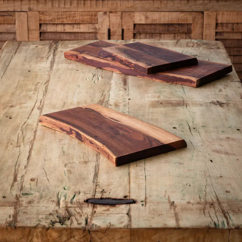 Wooden Live Edge Chopping Board, Medium
