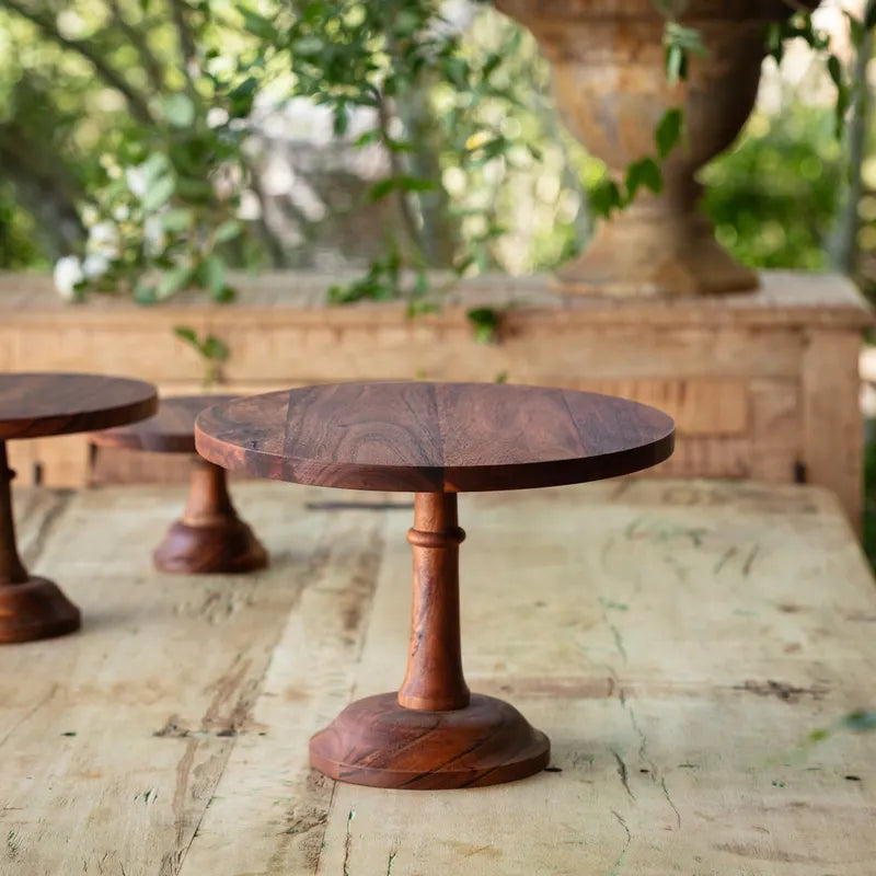 Wooden Cake Stand Large