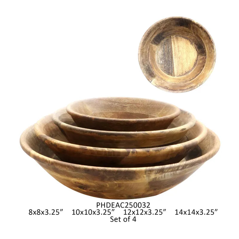 Mango Wood Serving Bowls