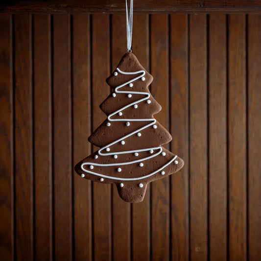 Faux Gingerbread Tree Ornament