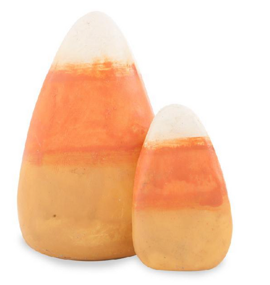 4" Set of 2 Candy Corn