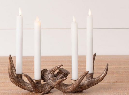 Antler Taper Candle Holder