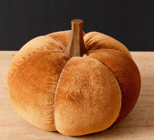 Brown Velvet Pumpkin