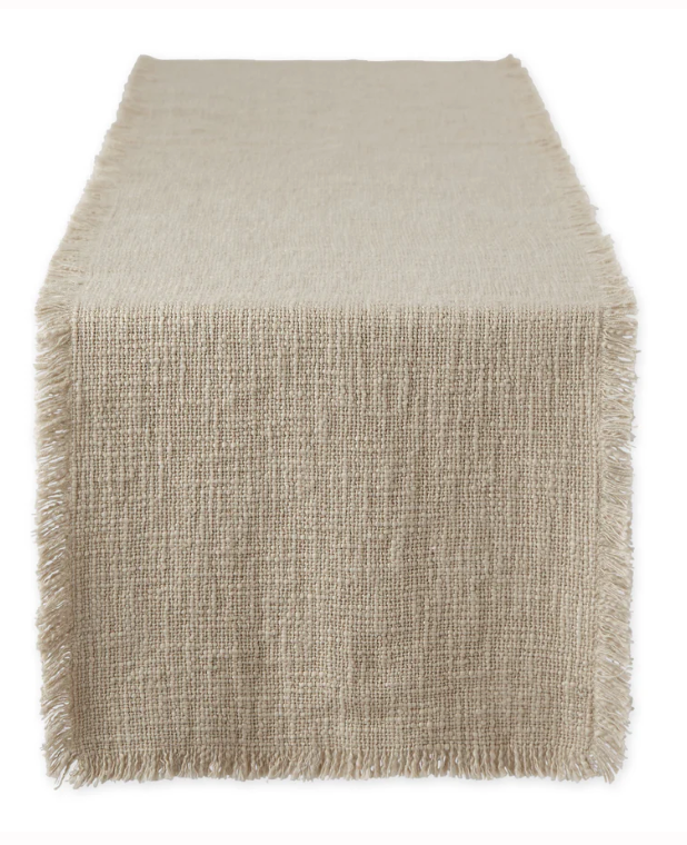 Chino Fringe Table Runner