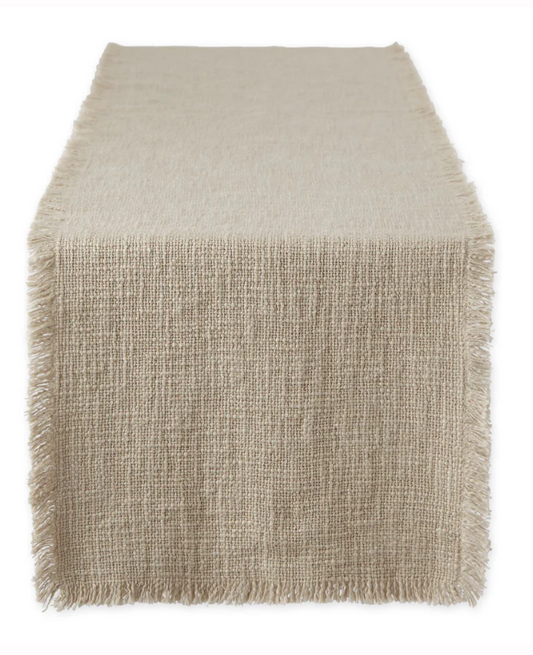 Chino Fringe Table Runner