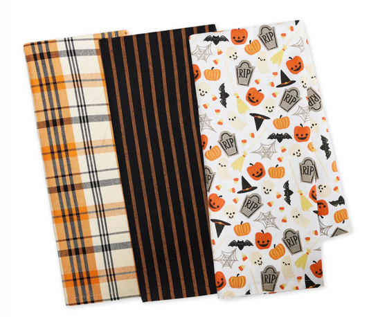 Halloween Fun Dishtowel Set of 3