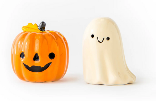 Spooky Friends Ceramic Salt & Pepper Shakers