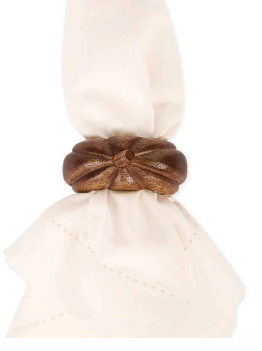 Wood Pumpkin Napkin Ring