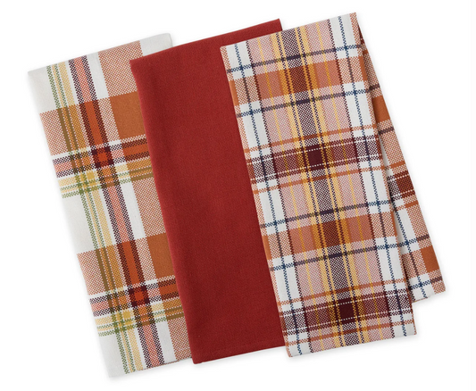 Autumn Harvest Heavyweight Essentials Dishtowel Set of 3