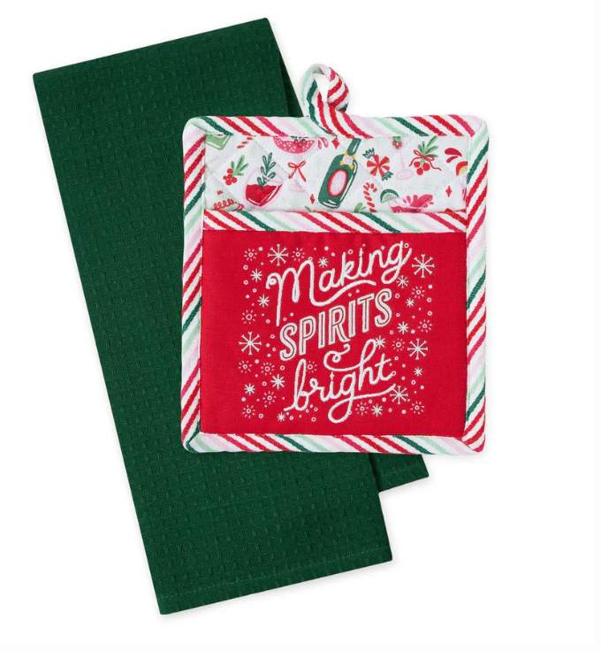 Spirits Bright Potholder Gift Set