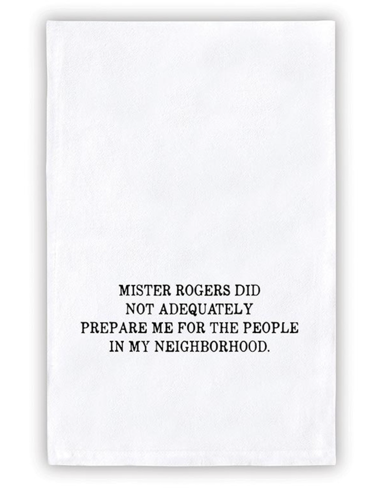 F2F Mr. Rogers Thirsty Boy Towel