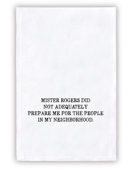 F2F Mr. Rogers Thirsty Boy Towel