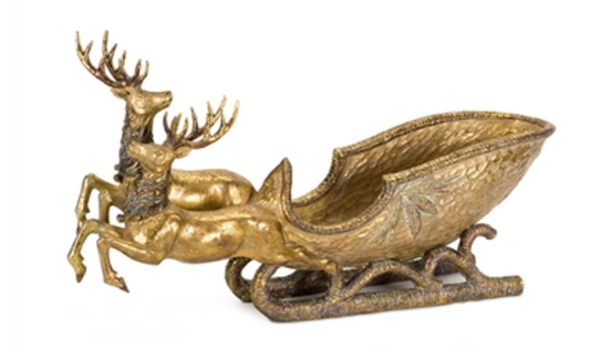 Deer w/Sleigh