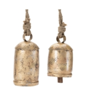 Bells-5.5" & 6.5" Iron/Jute