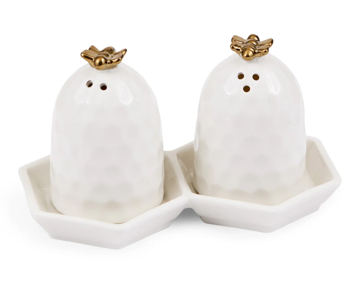 Bee Hive Salt & Pepper Set