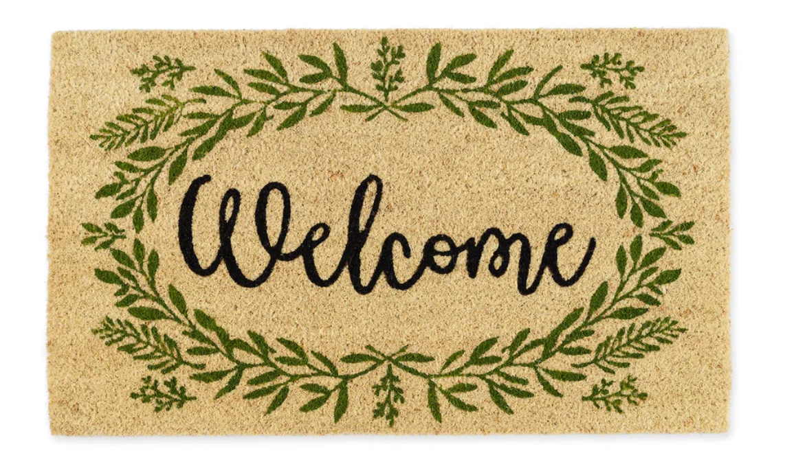 Greenery Welcome Doormat
