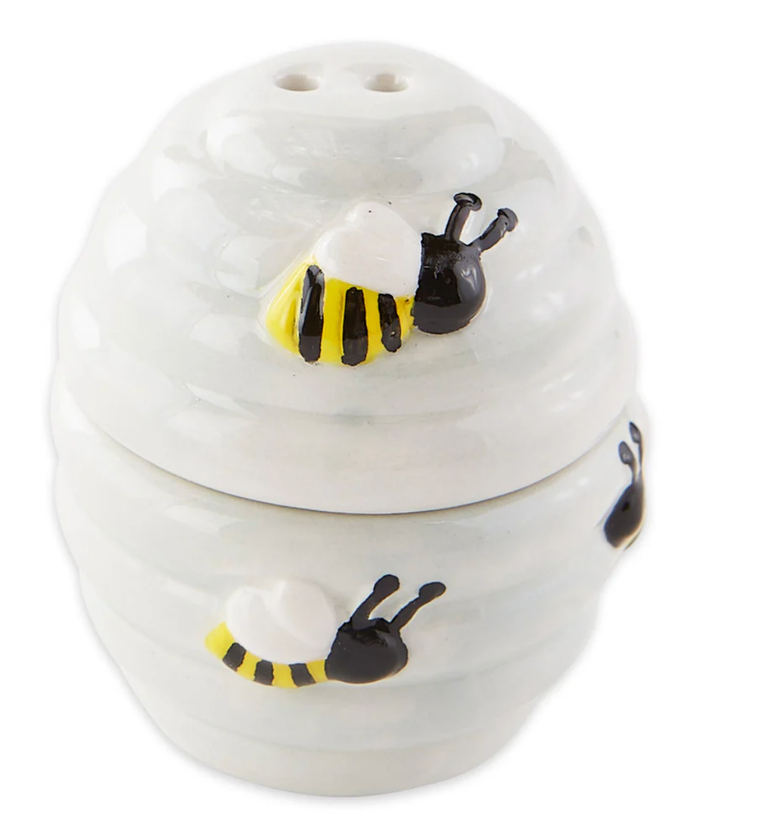 Bee Hive Ceramic Salt And Pepper Shaker