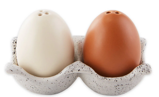 Fresh Eggs Ceramic Salt & Pepper Shaker