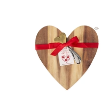 Heart Cutting Board Gift Set