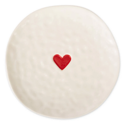 Red Heart Plate