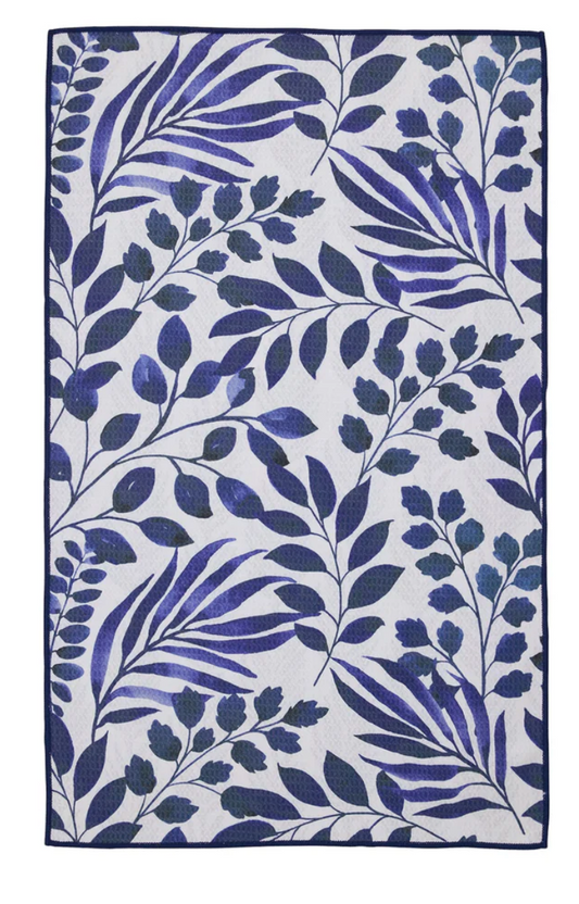 Indigo Botanicals Printed Microfiber Dishtowel