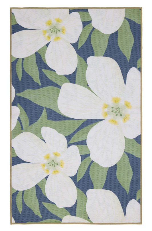 Magnolia Printed Microfiber Dishtowel