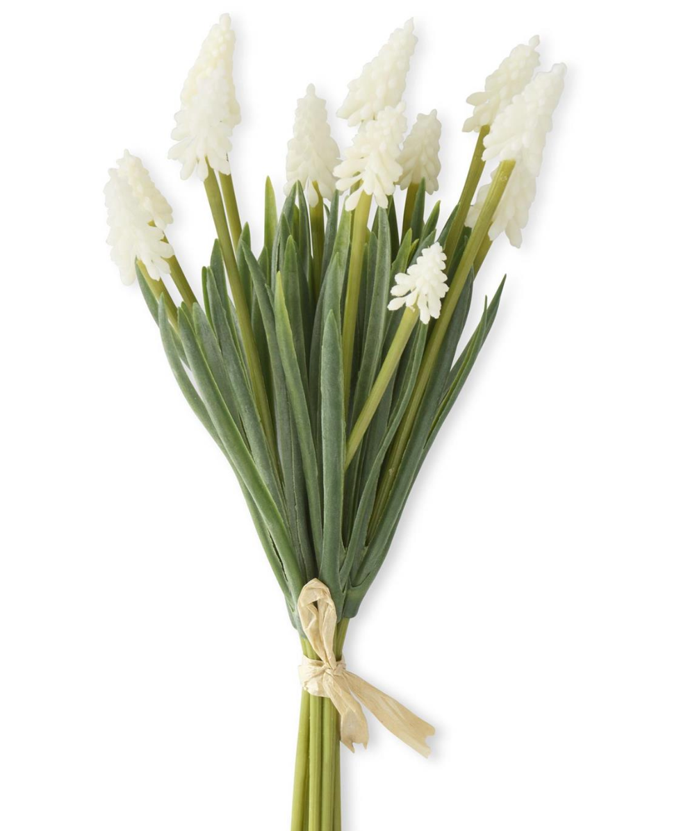 10.5 Inch White Grape Hyacinth Bundle (6 Stem)