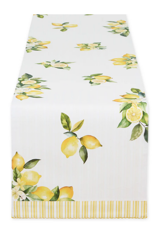Lemon Grove Printed Table Runner