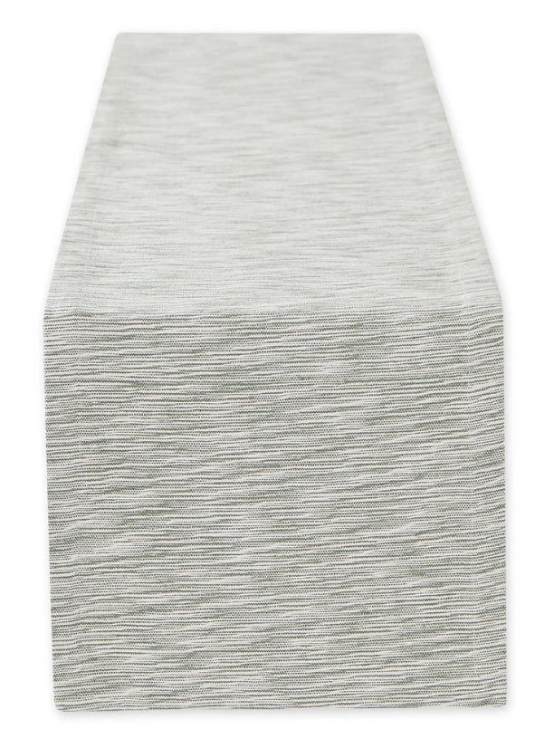 Hedge Green Space Dyed Table Runner