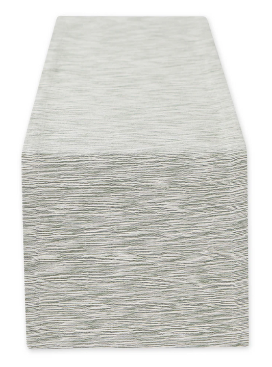 Hedge Green Space Dyed Table Runner