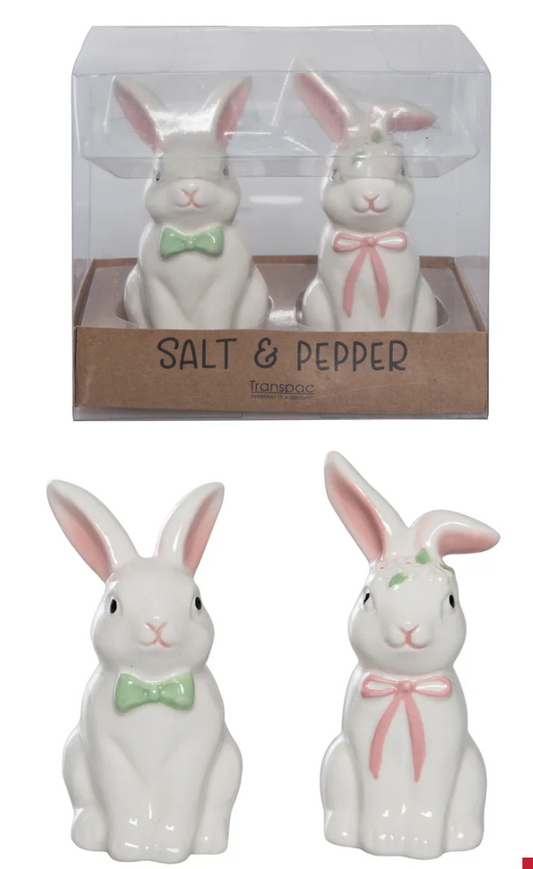 Easter Bunny Salt/Pepper Shakers