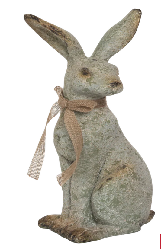 Large MGO Sitting Rustic Garden Bunny