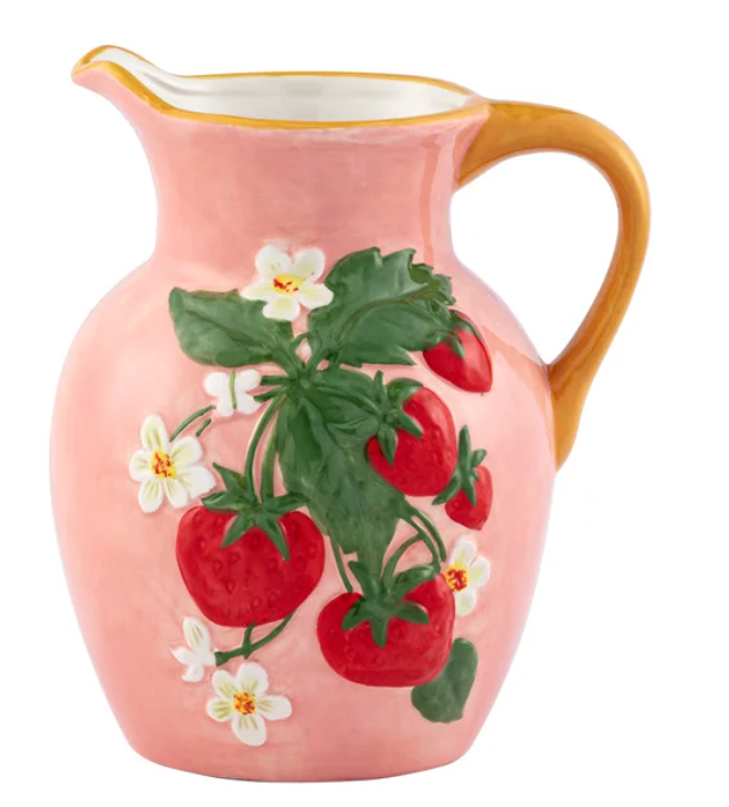 Strawberry/Flower Pitcher