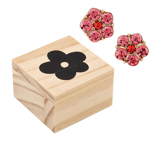Treasure Box Earrings - Daisy