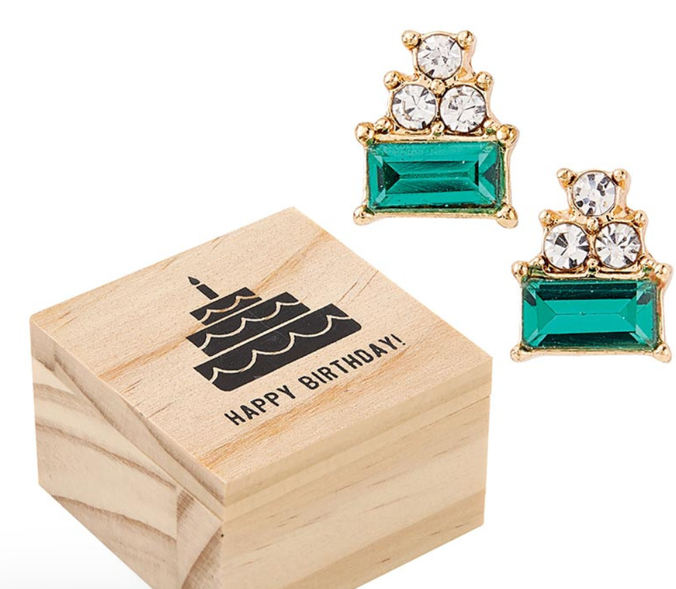 Treasure Box Earrings - HBD