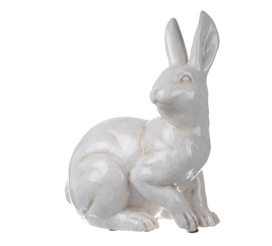11.5x7x15" Hector Long-Eared Rabbit Statuette,Alert
