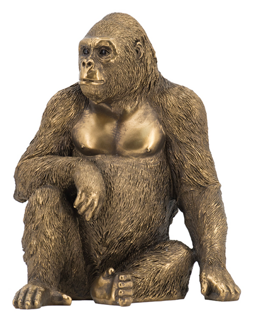 6.5x5.5x8.5" Gorilla Statuette