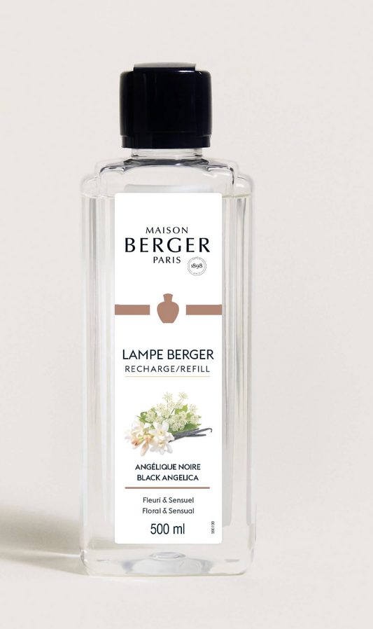 Black Angelica Fragrance Lamp Refill by Maison Berger