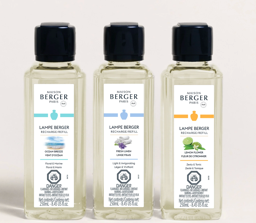 Fresh Fragrance Lamp Refill Trio Pack by Maison Berger