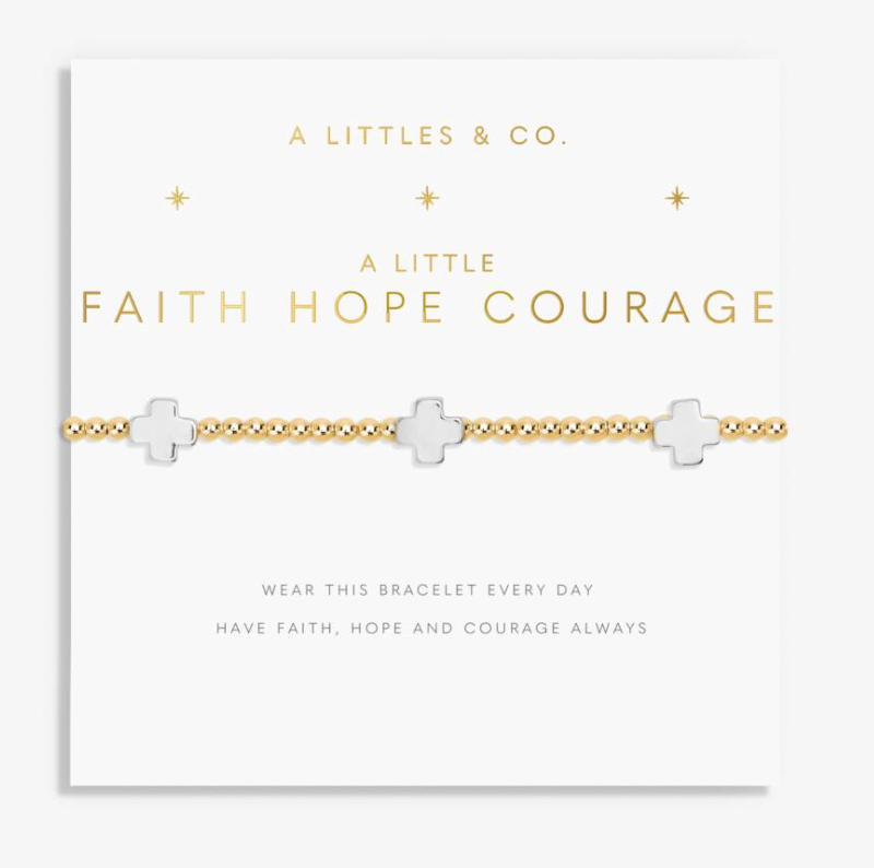 Faith A Little 'Faith, Hope, Courage' Bracelet
