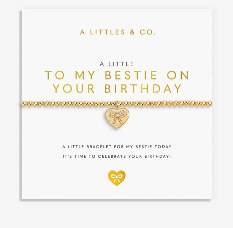 A Little 'To My Bestie On Your Birthday' Bracelet