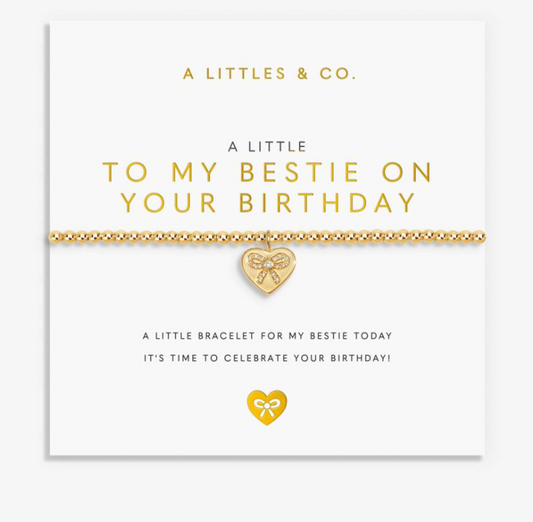 A Little 'To My Bestie On Your Birthday' Bracelet