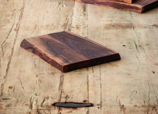 Wooden Live Edge Chopping Board, Small