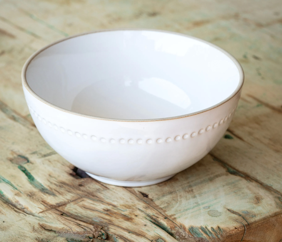 Isabella White Soup Bowl
