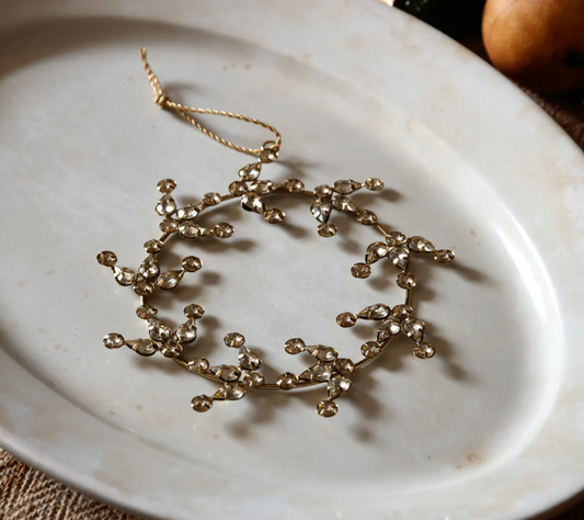 Jeweled Wreath Ornament
