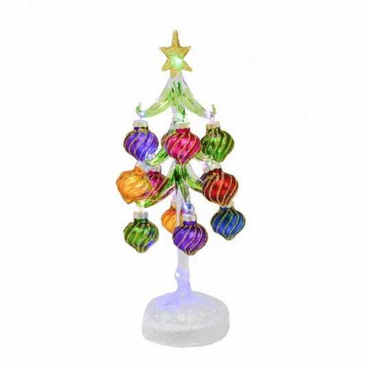 10" LED Tree Spiral Ornament
