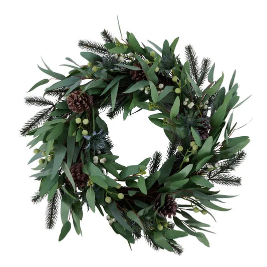 24"Dia Eucalyptus/Berry/Pine Wreath